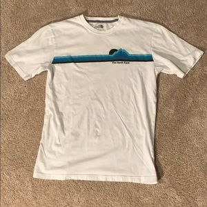 White North Face Graphic Tee